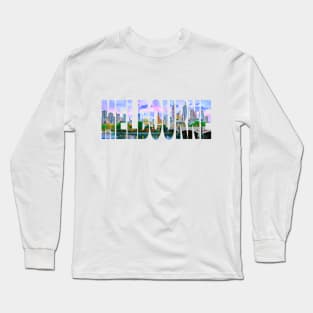 MELBOURNE - Victoria Australia Sunset Long Sleeve T-Shirt